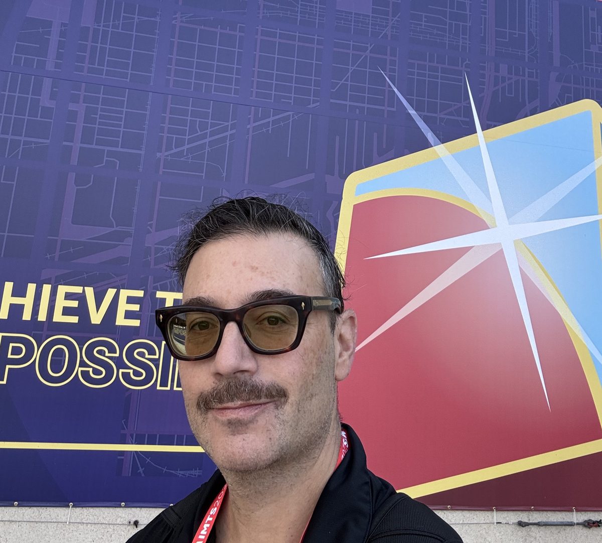 Aaron Cohen at the IMTS 2026 manufacturing technology show